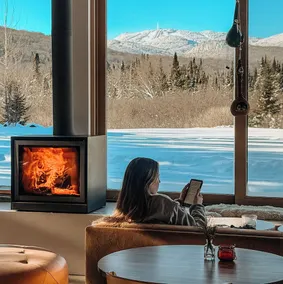 Farouche Tremblant Cabines nature avec bain nordique - Image 2