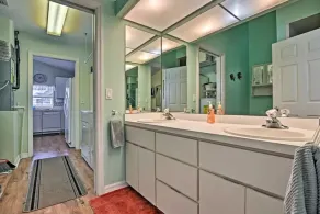 2 bedroom 2 bath house with a pool.\n\n - Image 2