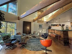 Osseo Lake Lodge  Unique Octagon Home with Sunset Views & Private Waterfront - Image 3