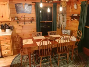 River Mist Log Cabin, Waterfront, HotTub, Fiske, WiFi, Fire Pit, Blue Ridge - Image 3