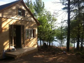 Rustic Cabin on 17 acres of wilderness-1000 ft waterfront w/Ottawa Valley view - Image 5