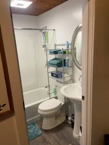 5 star Luxury tiny house, peaceful, POOL with covered deck! kayaks, 1 gig WiFi! - Image 4
