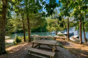 Three-story dog-friendly home with large deck, wood swing, firepit, lawn, & more - Image 5