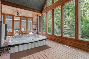 Newly remodeled cottage with hot tub and three seasons room - Image 2