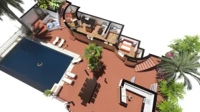 SUPER LUXE, VUES INCROYABLES À 180º DE LA MER, PISCINE INFINITE CLIMATISÉE 12 PAX - Image 4