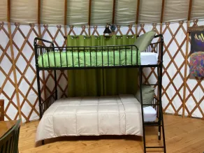 Andelyn Farm Moose Lodge Yurt. A Unique Glamping Experience in Up-State New York - Image 5