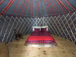 Escape to Nature: Cozy Yurt on a Heritage Farm with Trails, Pond, & Sauna - Image 2