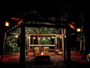 Pin Oak at Forest Villas: Swing Fire Pit Cabin, Pet-Friendly,  Cook Forest - Image 4