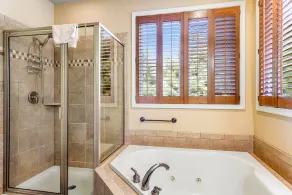 Rare mountain & lake view home with hot tub, beach/pool access - walk to lifts - Image 5