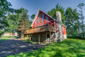 Beautiful Red Chalet with  Hot-Tub and Sauna in Poconos - Image 1