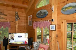 Log home on untouched cold stream lake - Image 3