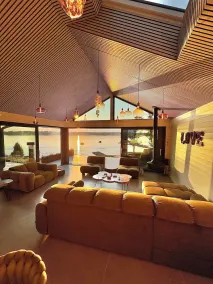 Lake front cottage, fiskerbåd inkluderet, 20 m fra privat strand, solnedgange. - Image 5