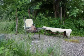 Cozinha com fogão a gás, churrasqueira própria com um pequeno jardim, camas king-size - Image 5