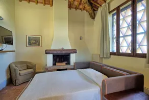 Angenehme Wohnung für 2 Leute mit Klimaanlage, Pool, TV und Panoramablick, bei Siena - Image 5