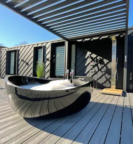 Casa de vacaciones 'Voralpen Lodge - Premium' con bañera de hidromasaje, terraza y Wi-Fi - Image 3