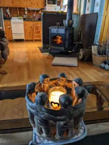 Cozy Oceanfront Cabin; 2 kajakker, Brændeovn, Veranda, solnedgange. - Image 3