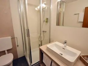 Valley view room with shower or bath, WC - Hotel-Restaurant Stigenwirth - Image 4