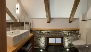 Stylish vacation apartment in an old farmhouse - south view - Image 3