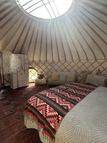 Cai Yurt bespoke yurt with Outdoor Shower - Image 2