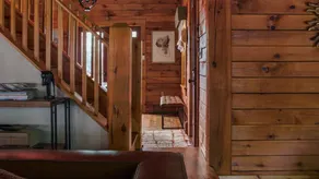 Modern log cabin sited on six acres of land, private and secluded, serene... - Image 2