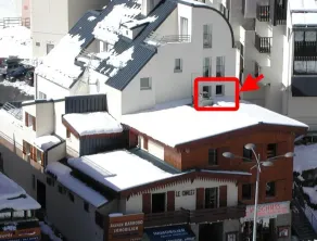 150m from ski slopes, 3rd floor, view resort, fitness, swimming pool, sauna, tv, ski locker, 35m² - Image 2