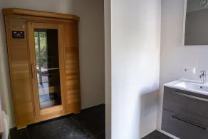 A luxury group accommodation in which you can spend a nice time with your family or group of friends. This large robust house accommodates everyone, has a spacious living room, and has 8 bedrooms and 4 bathrooms. - Image 5