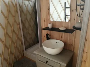 Contemporary yurt on the edge of a pond (fishing) ALL NEW - Image 3