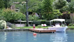 Superb waterfront villa with private pool, jetty, motorboat included and sauna - Image 2