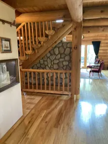 Gorgeous Log Home featuring  8-person outdoor HOT TUB-available year round. - Image 2