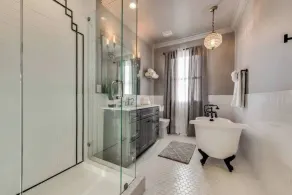Located in the Munger Place Historic District, this remodeled gem blends timeless elegance with modern comfort. Accommodates guests with a cozy queen-size bed, luxury linens, leather sofa, high-speed internet, and top-tier appliances. - Image 4