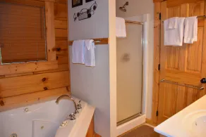 MTN CABIN LAKEFRONT,CANOE/3 KAYAKS,POOL TABLE,DOCK,FIRE PIT, FIREPLACE,JACUZZI - Image 5