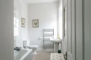 Luxury King bedroom with ensuite bathroom in a wing of a private Country House - Image 2