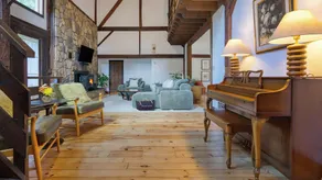 Historic Barn Retreat w/ Pool & Pond Views Longview Pond Lodge by Avantstay - Image 5