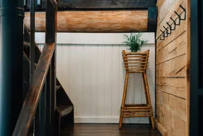 Afsondret Rustik + Moderne Log Cabin med Hot Tub af Stream, luksus tilflugtssted - Image 2