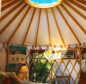 Das YOGA YURTA in der NACHHALTIGEN SONNIGEN MILDEN ECO-VILLA - Image 5