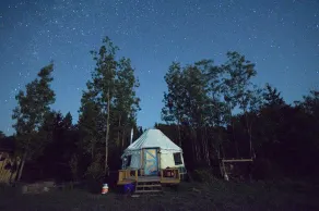 Escape to Nature: Cozy Yurt on a Heritage Farm with Trails, Pond, & Sauna - Image 4