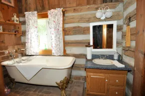 Pondview Cabin - Rustic Log Style Home, Grill, Wifi, Screen Porch, Trail, View, Pond Access, King Bed - Image 4