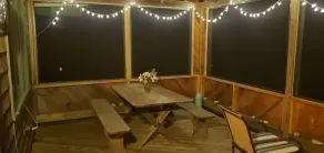 UNPLUGGED!  Handel digitala skärmar för veranda skärm utsikt över vik, äng och hav - Image 5