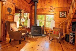 Creek Crest perfect log cabin Ocoee riverside lot - Image 4