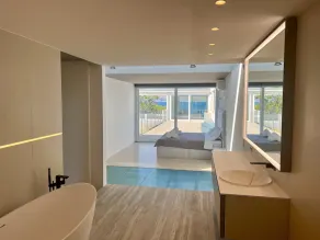 First line sea designer villa with pool - First line sea villa at bay Pollensa - Image 4