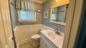 Only 3 blocks to the beautiful St. Peter's Beach of Cape May Point sits this roomy beach house - Image 3