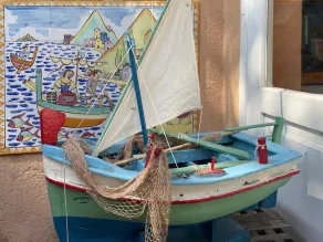 4-personers terrasslägenhet i ett privat område några steg från havet - Image 3