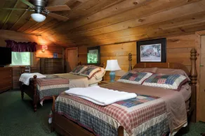 WE ARE OPEN!  Authentic log cabin on Paint Creek, 0.5 mi to Appalachian Trail - Image 4