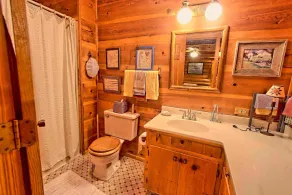 Chalet en bois rond avec poêle à bois, bain à remous et grill près du lac Chatuge - Image 5
