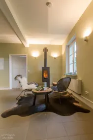 Elegant & historic country house, high ceilings, fenced garden, fireplace, infrared cabin. - Image 2