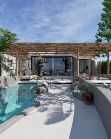 Apocalypsis Suite | walk out Sea View patio  with Private Heated Pool - Image 4
