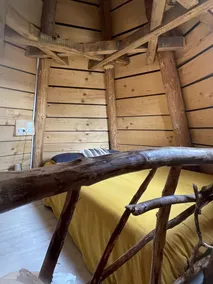 A very comfortable wooden teepee in a village at an elevation of 830 meters. Perfect for cool evenings. - Image 5