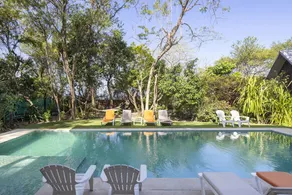 Five Bungalows, Swimming Pool and Amenities Amidst a Beachfront Forest. - Image 3