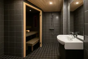 City Home Finland Ratina - Spacious Studio with Own SAUNA and Great Location Next to Uros Live Arena - Image 3