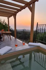 La Rosa Viola 2 level Private Pool Jacuzzi Sea view Villa Rosa - Image 5